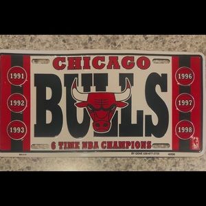 Decoration Chicago Bulls plate